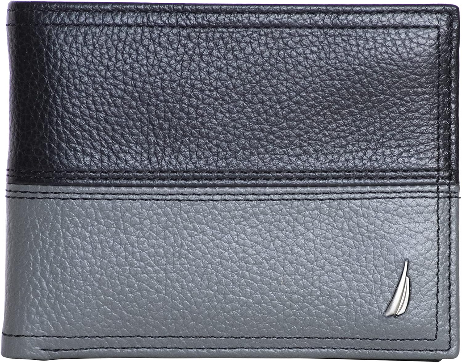 BILLETERA PARA HOMBRE NAUTICA BIFOLD DE CUERO CON BLOQUEO RFID - 1