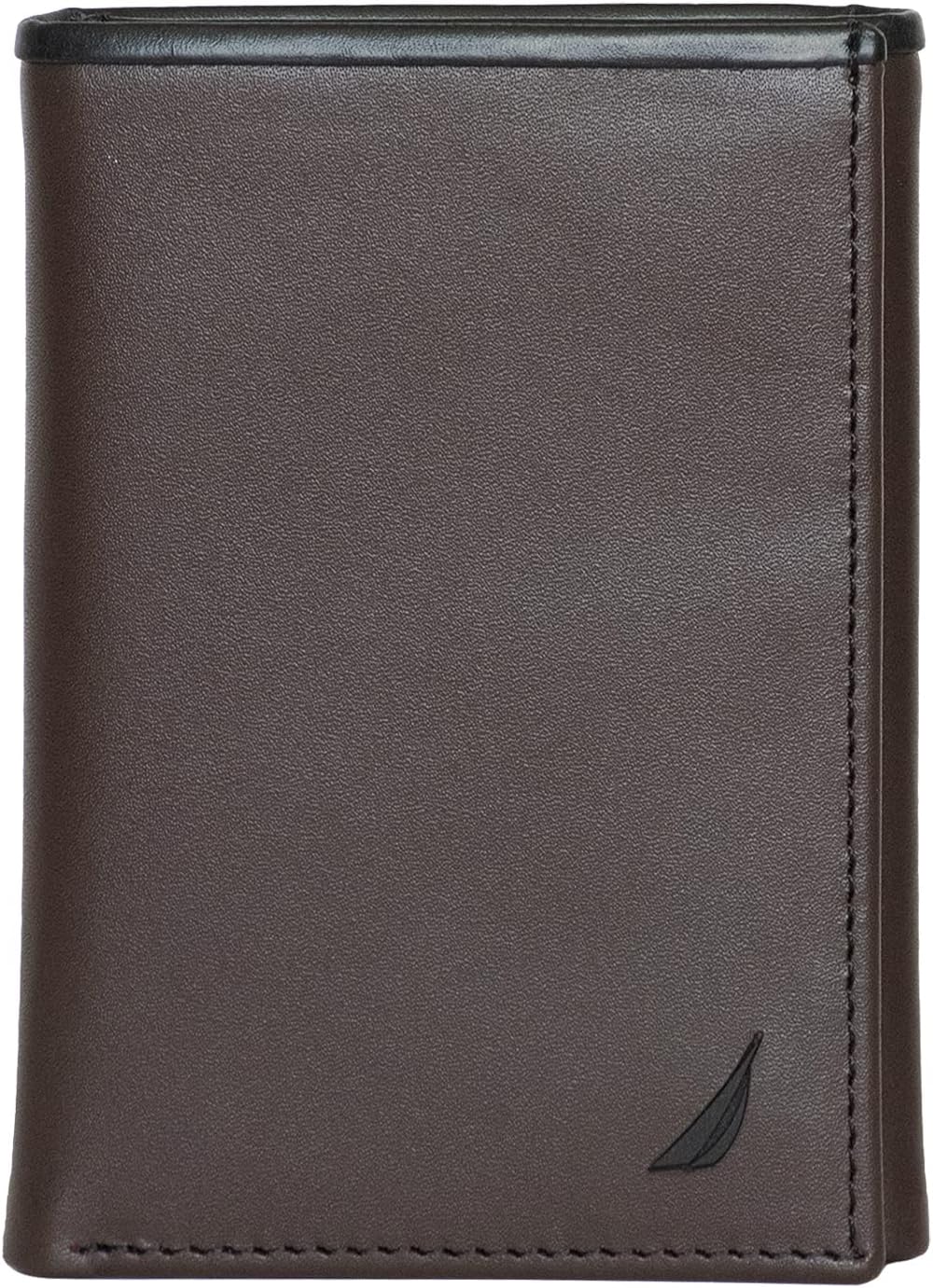 BILLETERA PARA HOMBRE NAUTICA TRIFOLD CON PROTECCIÓN RFID CUERO GENUINO - 1