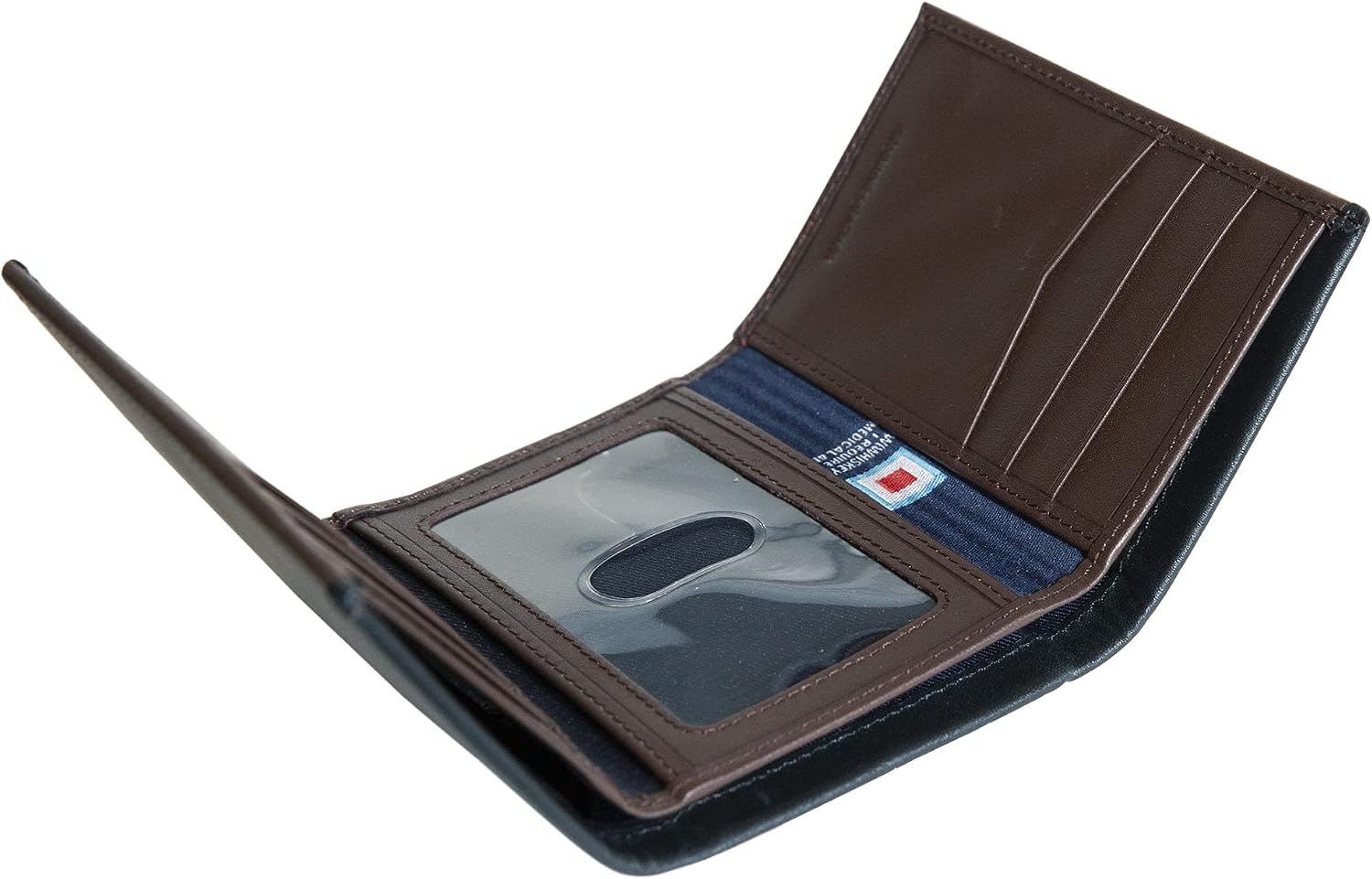 BILLETERA PARA HOMBRE NAUTICA TRIFOLD CON PROTECCIÓN RFID CUERO GENUINO - 4