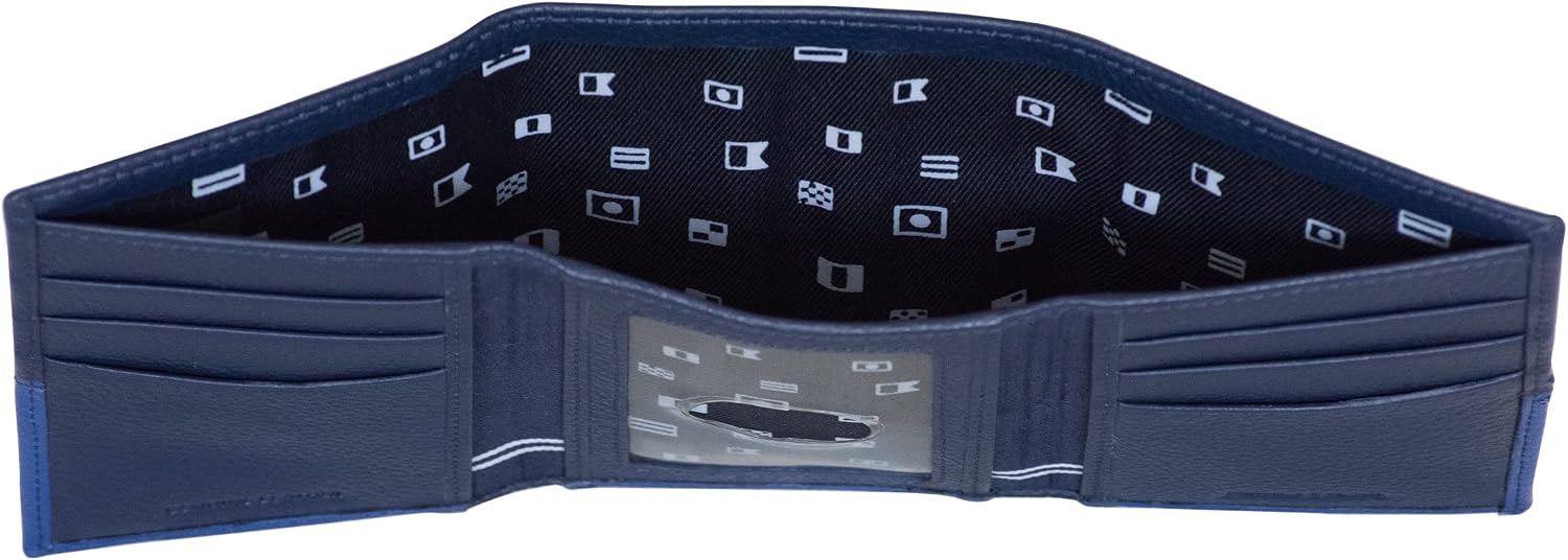 BILLETERA TRIFOLD PARA HOMBRE NAUTICA DE CUERO GENUINO CON PROTECCIÓN RFID - 3