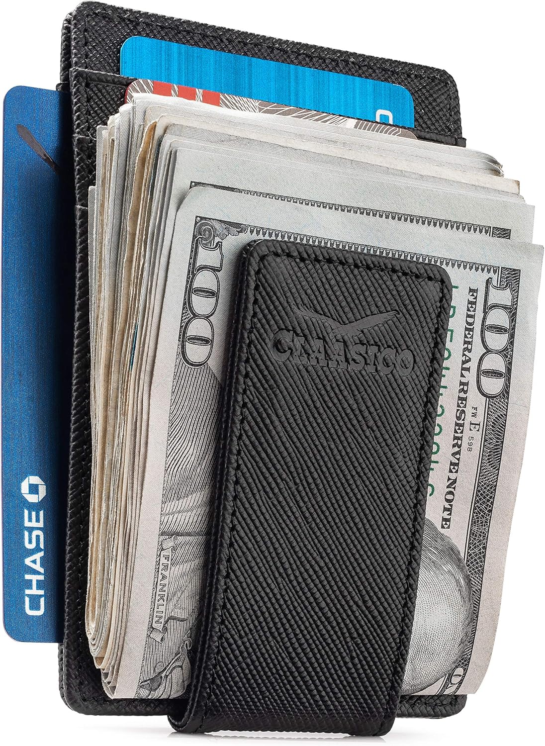 BILLETERA PARA HOMBRE CLAASICO CON CLIP MAGNÉTICO Y BLOQUEO RFID - 1