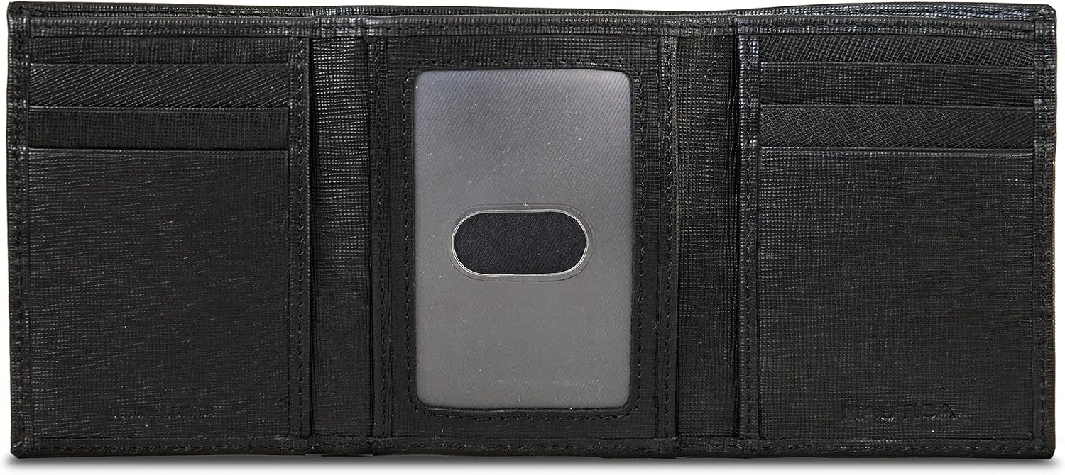 BILLETERA TRIFOLD PARA HOMBRE NAUTICA DE CUERO CON PROTECCIÓN RFID - 4