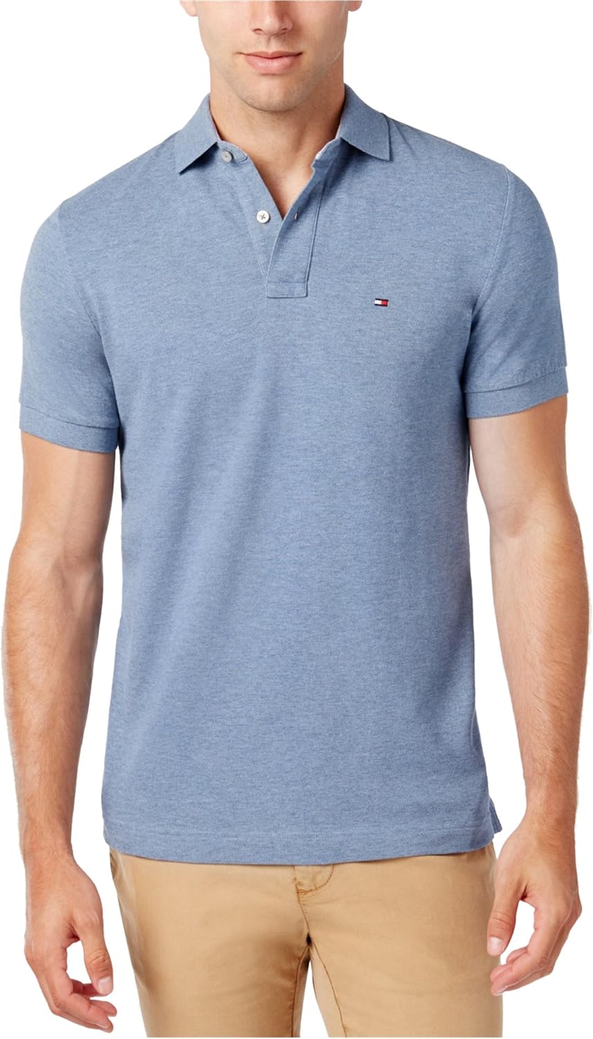 POLO PARA HOMBRE TOMMY HILFIGER PRESCOTT STP CLF MANGA CORTA CLÁSICO CAMBRAY - 1