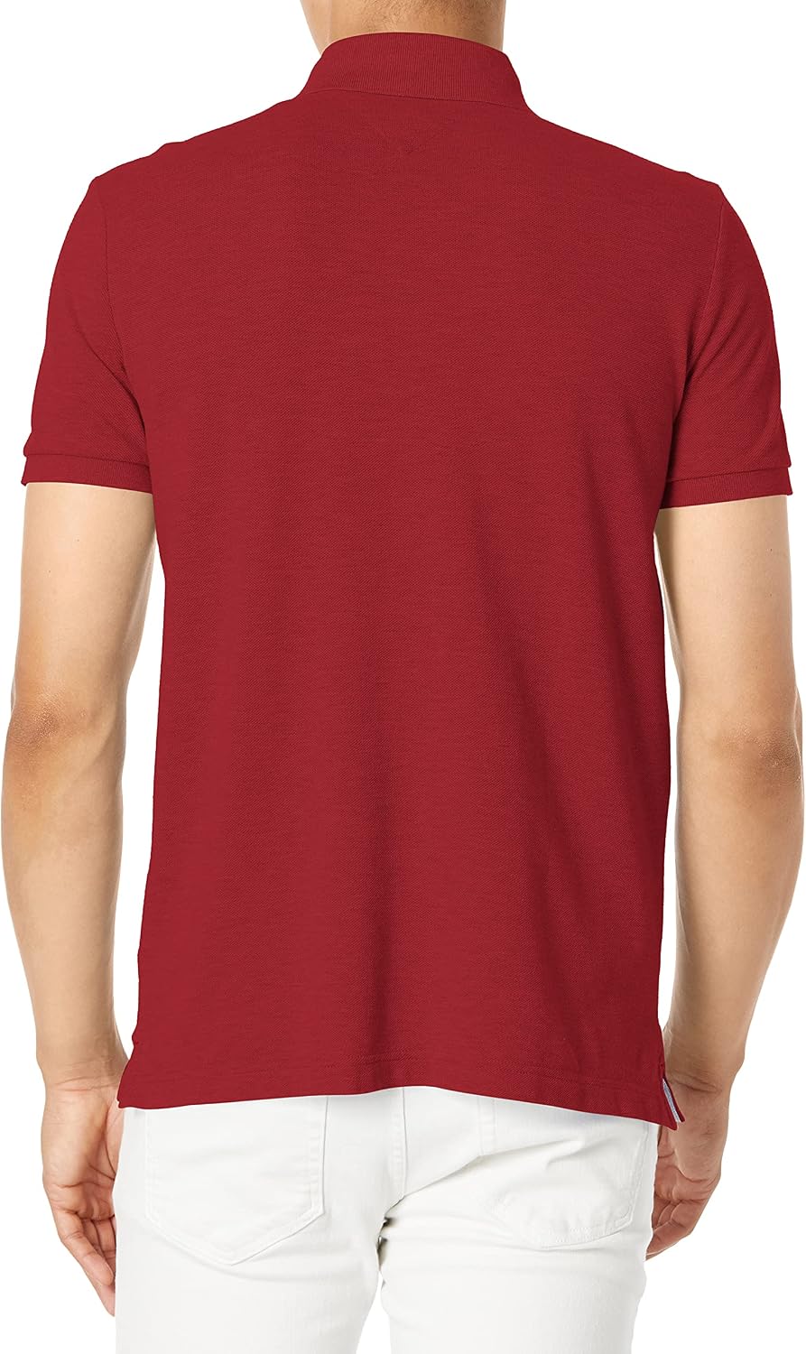 POLO PARA HOMBRE TOMMY HILFIGER IVY CF ROJO BIKING MANGA CORTA AJUSTE REGULAR - 2