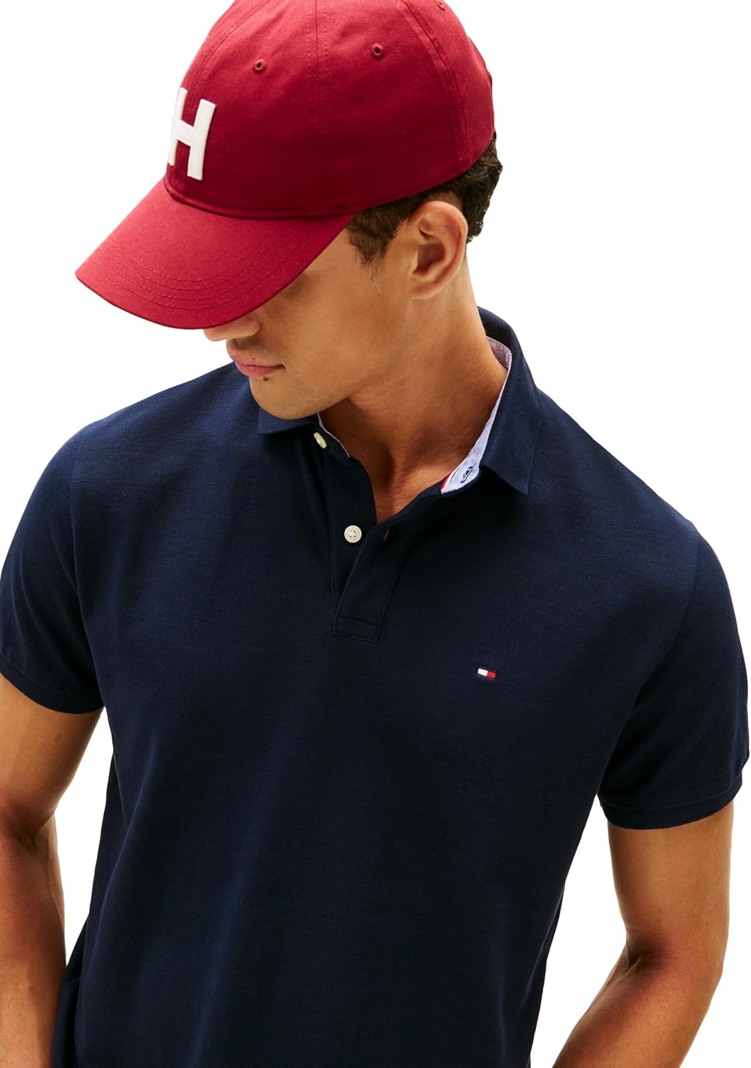 POLO PARA HOMBRE TOMMY HILFIGER MANGA CORTA ALGODÓN PIQUÉ AJUSTE REGULAR AZUL MARINO - 2