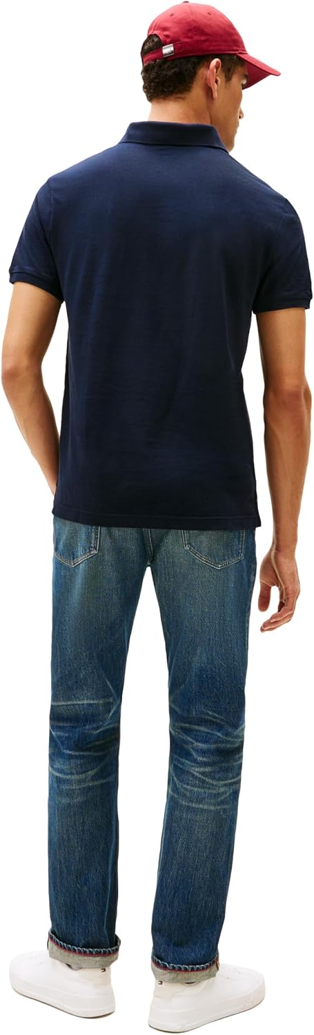 POLO PARA HOMBRE TOMMY HILFIGER MANGA CORTA ALGODÓN PIQUÉ AJUSTE REGULAR AZUL MARINO - 4