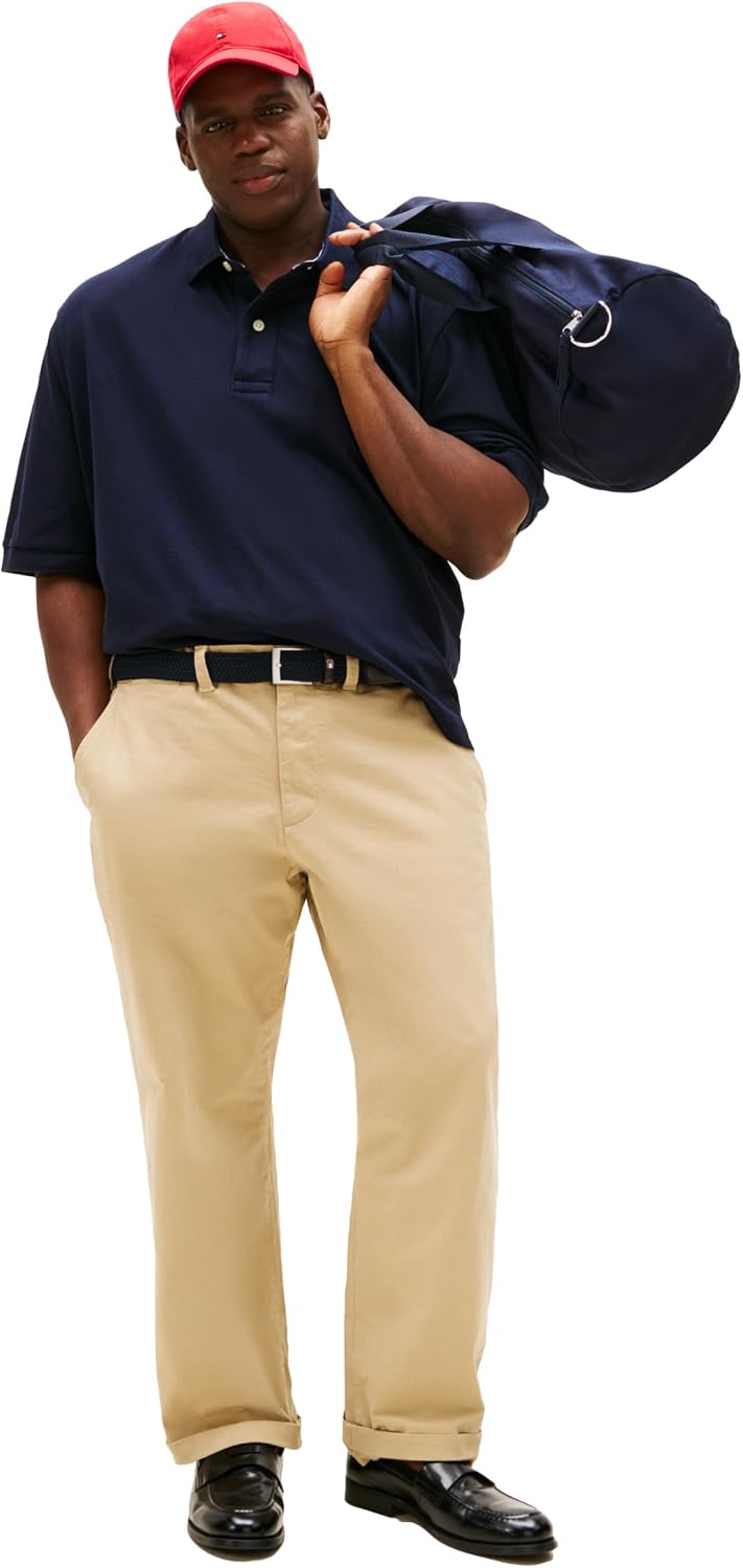POLO PARA HOMBRE TOMMY HILFIGER PRESCOTT STP CLF MANGA CORTA AZUL MARINO CLÁSICO - 4