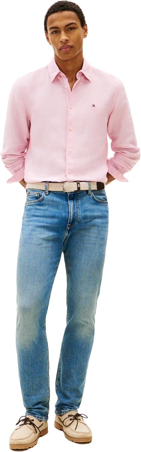 CAMISA DE HOMBRE TOMMY HILFIGER MANGA LARGA LINO AJUSTE REGULAR - 3