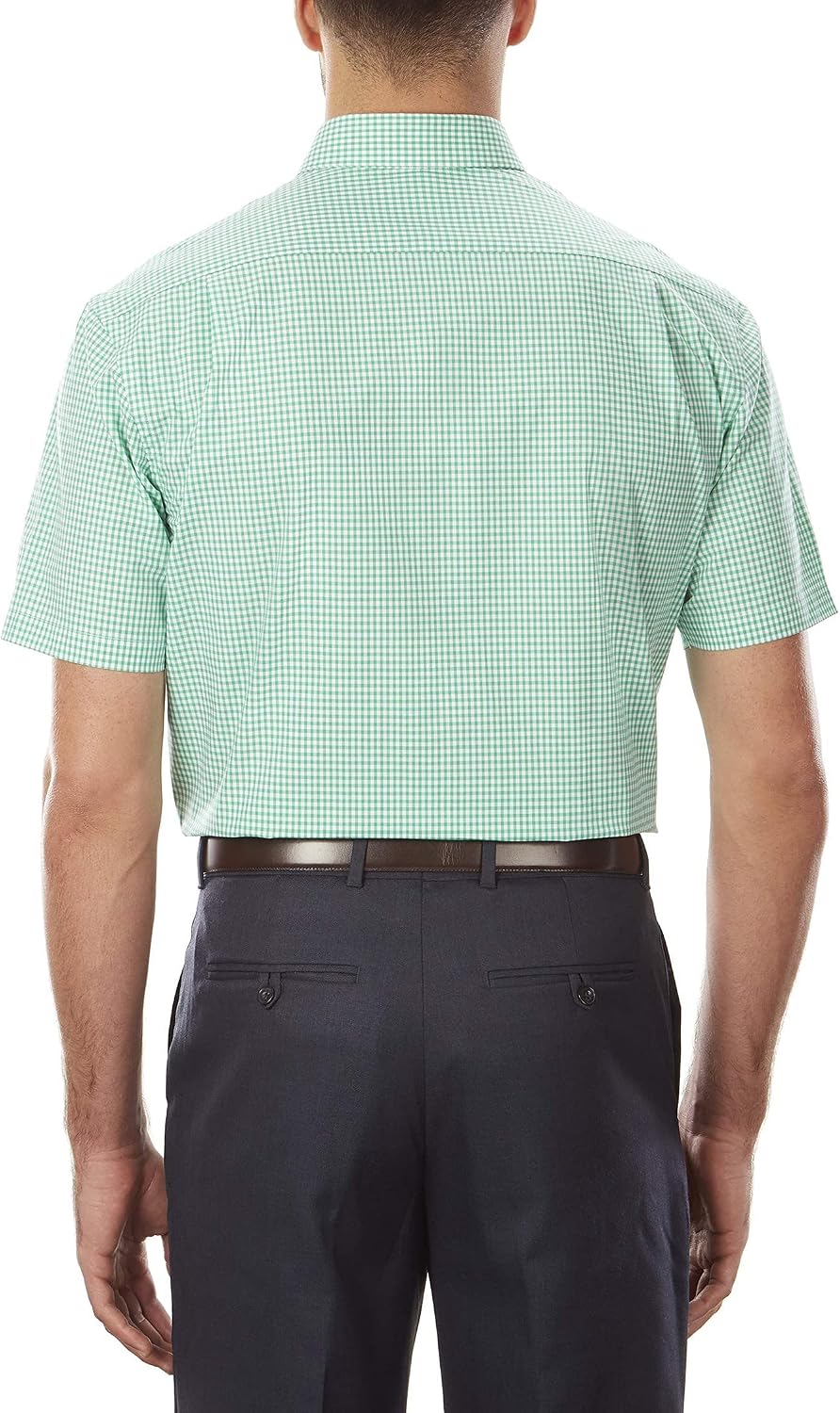 CAMISA DE VESTIR TOMMY HILFIGER PARA HOMBRE MANGA CORTA COLOR CACTUS - 3