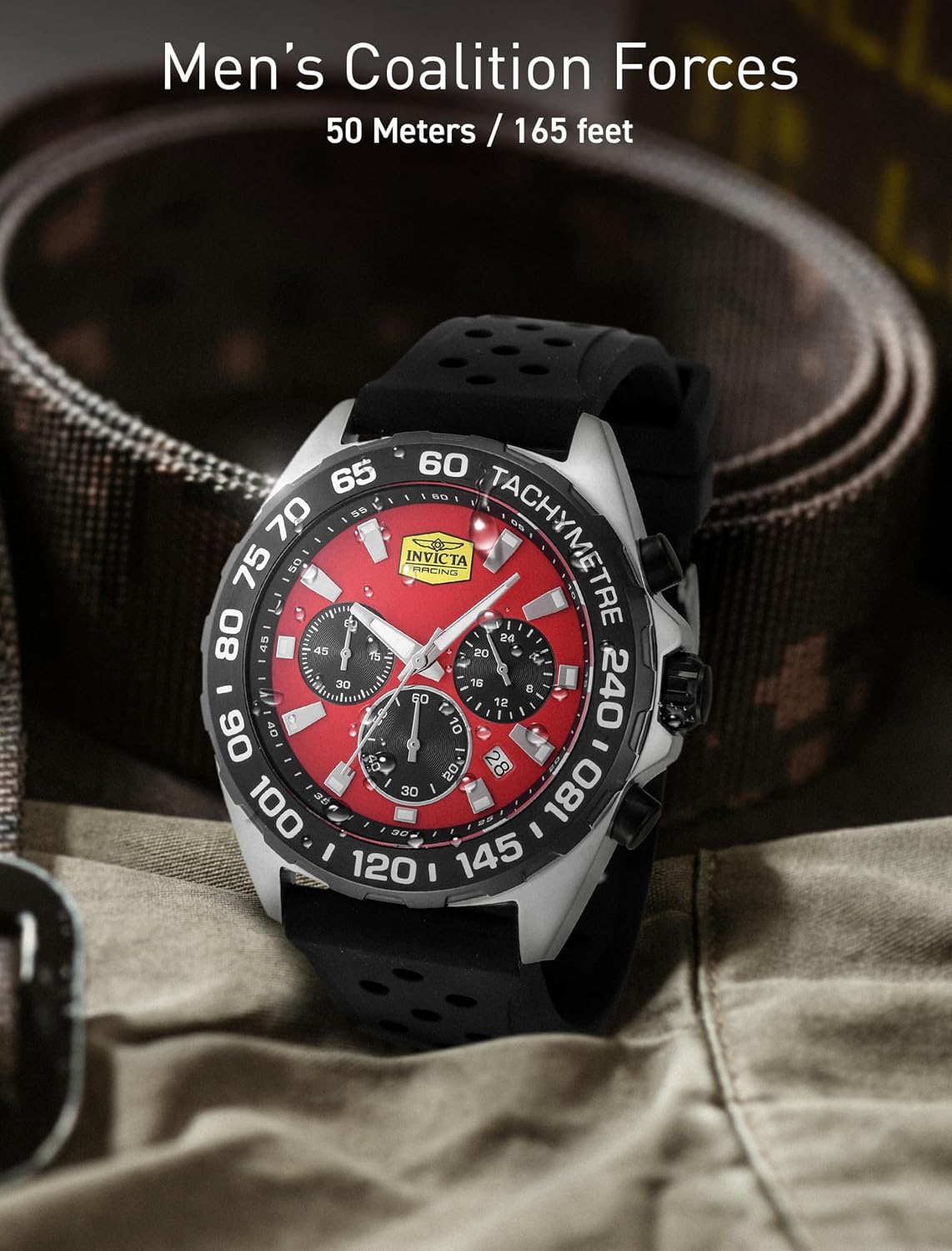 RELOJ DE PULSERA INVICTA RACING HOMBRE 43MM VD53 QUARTZ - 5