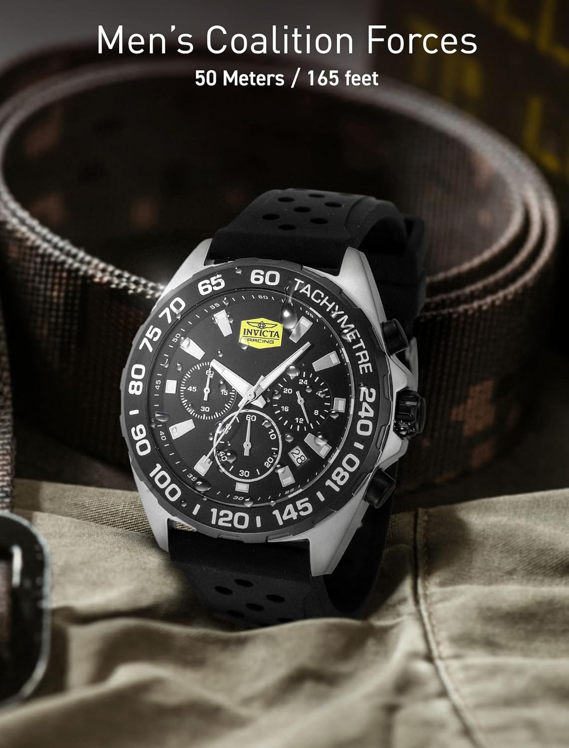 RELOJ DE PULSERA INVICTA RACING HOMBRE 43MM VD53 QUARTZ - 5