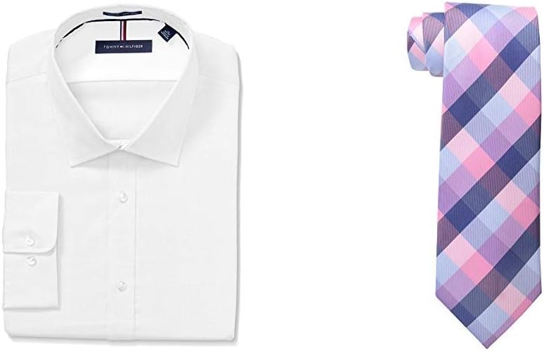 CAMISA DE VESTIR PARA HOMBRE TOMMY HILFIGER SLIM FIT SIN PLANCHADO COLOR SÓLIDO - 1