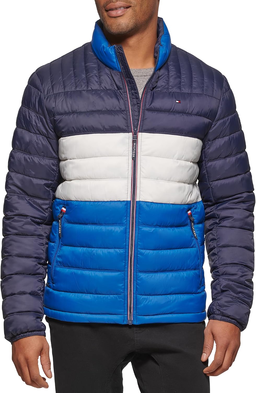 CASACA TOMMY HILFIGER ULTRA LOFT LIGERA PLEGABLE HOMBRE - 1