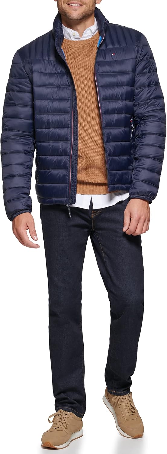 CASACA TOMMY HILFIGER ULTRA LOFT LIGERA Y PLEGABLE PARA HOMBRE - 2
