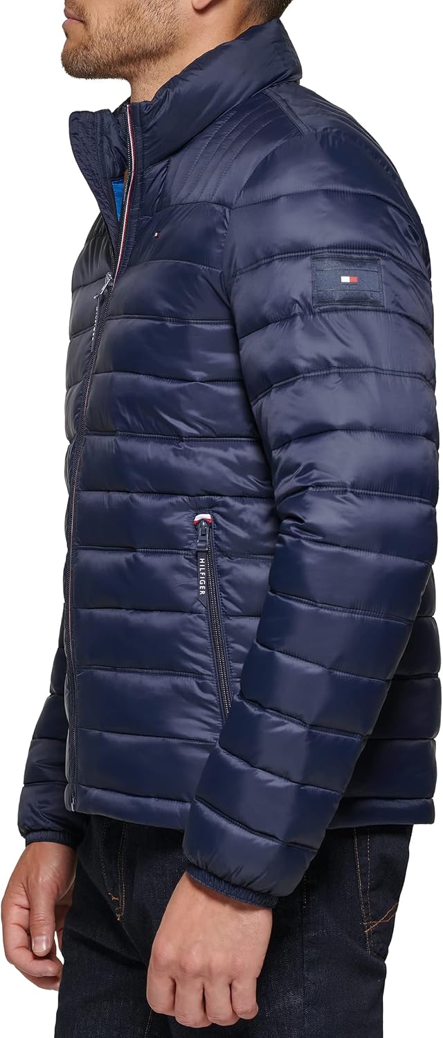 CASACA TOMMY HILFIGER ULTRA LOFT LIGERA Y PLEGABLE PARA HOMBRE - 3