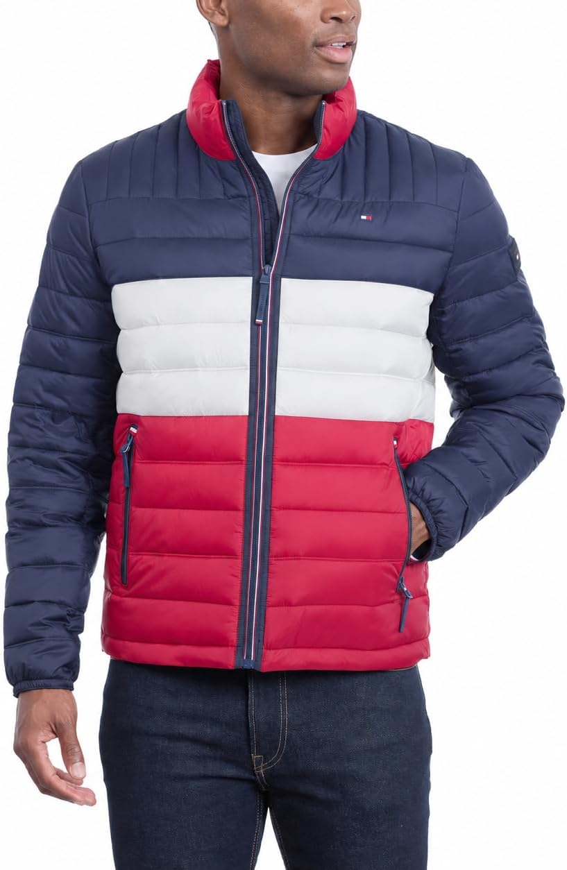 CASACA TOMMY HILFIGER ULTRA LOFT LIGERA Y PLEGABLE PARA HOMBRE - 1