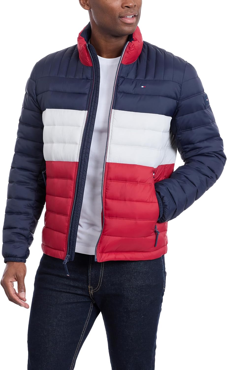 CASACA TOMMY HILFIGER ULTRA LOFT LIGERA Y PLEGABLE PARA HOMBRE - 4