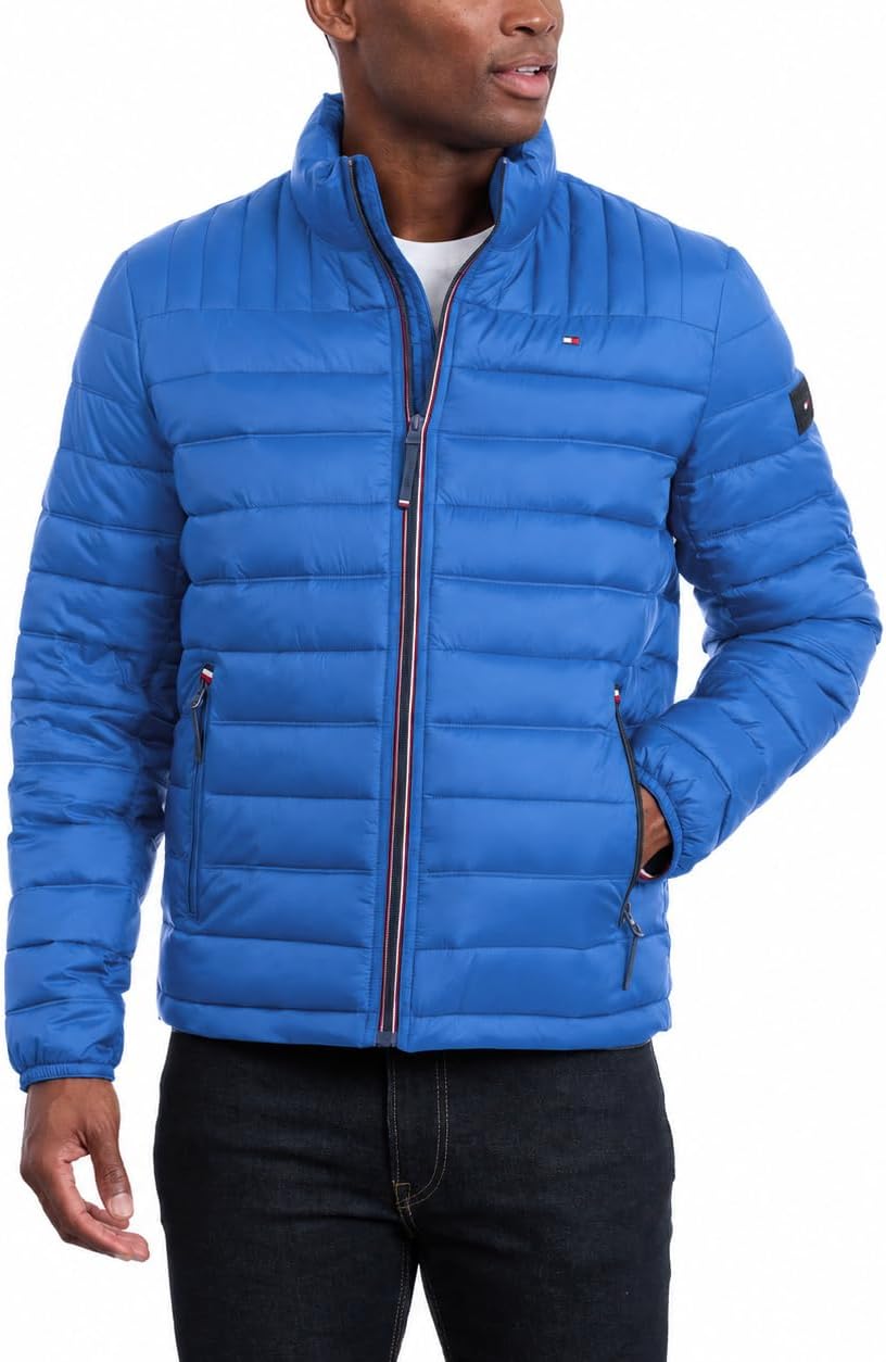 CASACA TOMMY HILFIGER ULTRA LOFT LIGERA PLEGABLE PARA HOMBRE - 1