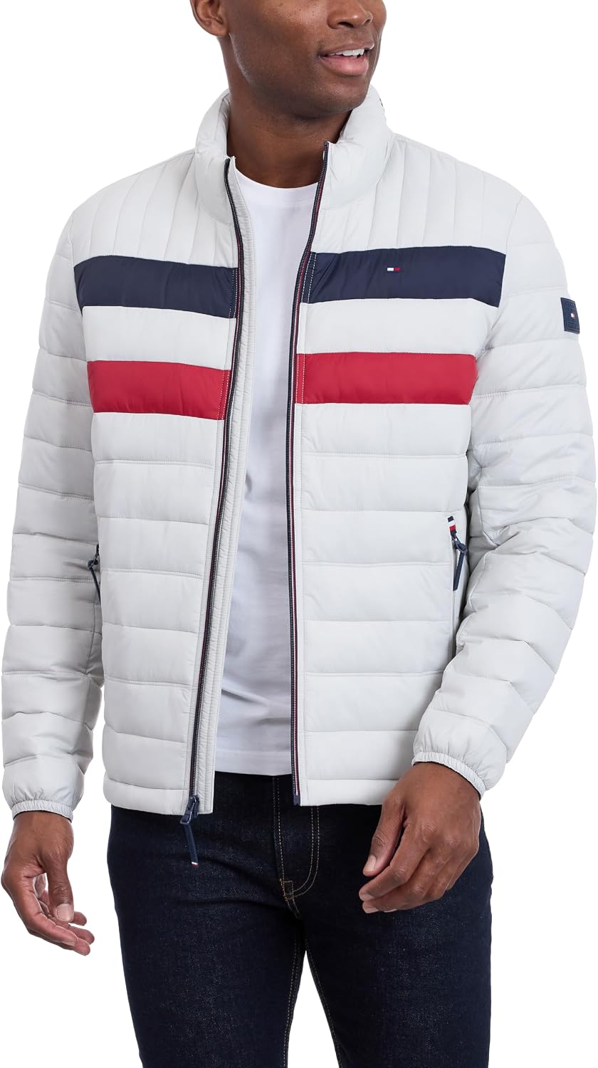 CASACA TOMMY HILFIGER ULTRA LOFT LIGERA Y PLEGABLE PARA HOMBRE - 5