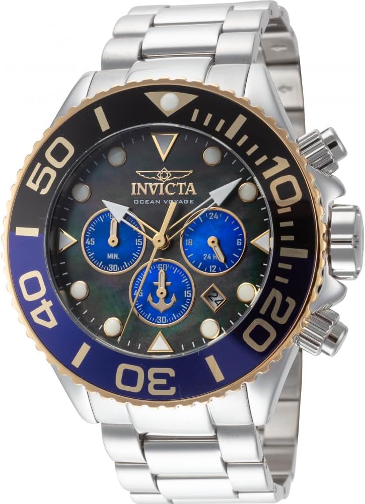 RELOJ DE PULSERA INVICTA OCEAN VOYAGE HOMBRE 52 MM ACERO INOXIDABLE Y ALUMINIO - 1