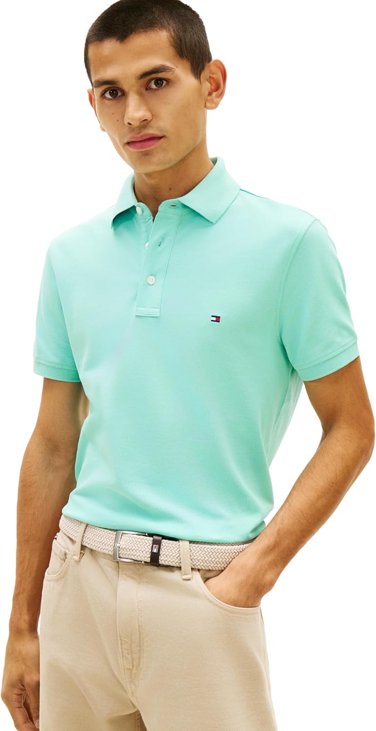 POLO PARA HOMBRE TOMMY HILFIGER SLIM FIT CON ALGODÓN ORGÁNICO Y STRETCH - 1