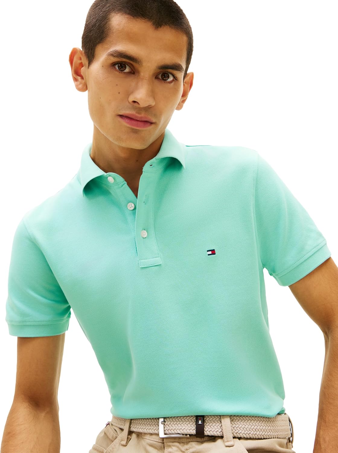 POLO PARA HOMBRE TOMMY HILFIGER SLIM FIT CON ALGODÓN ORGÁNICO Y STRETCH - 2