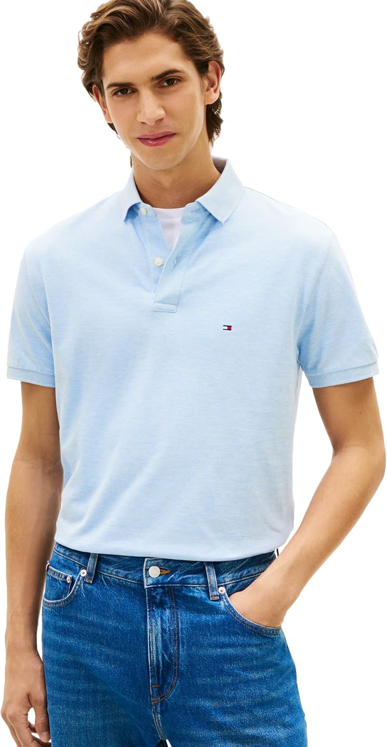 POLO PARA HOMBRE TOMMY HILFIGER MANGA CORTA ALGODÓN REGULAR FIT - 1