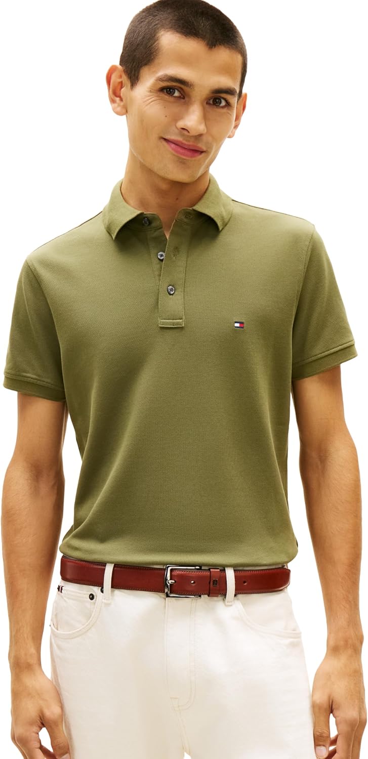 POLO PARA HOMBRE TOMMY HILFIGER SLIM FIT CON ALGODÓN ORGÁNICO Y STRETCH - 1