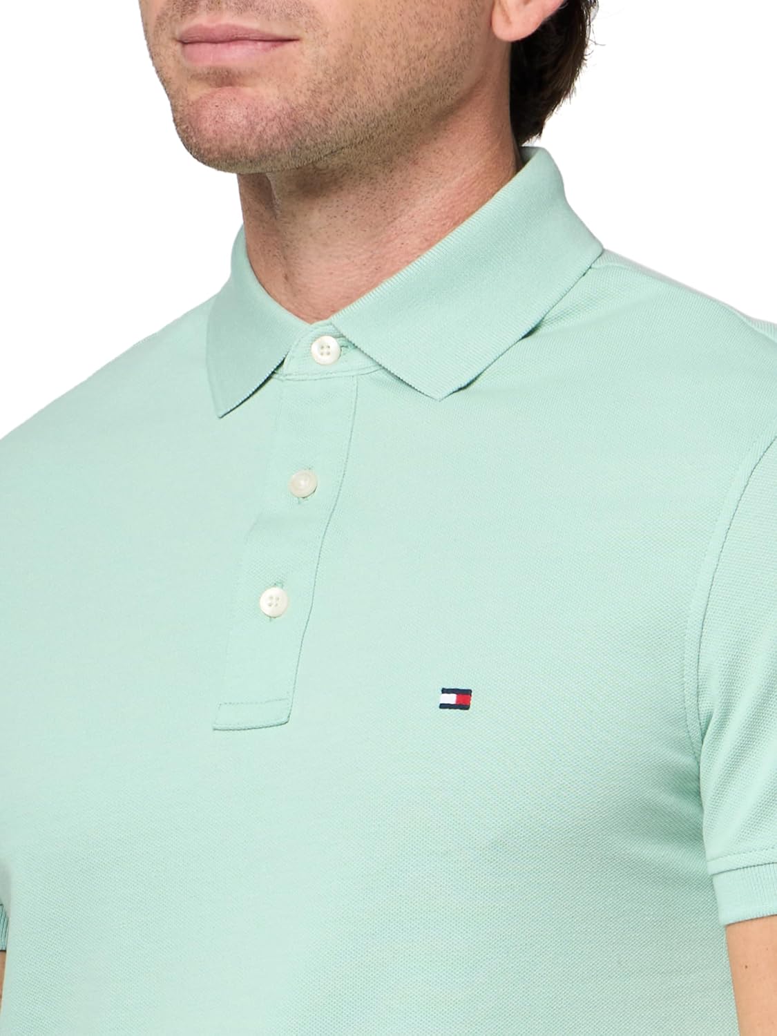 POLO PARA HOMBRE TOMMY HILFIGER SLIM FIT MANGA CORTA ALGODÓN ORGÁNICO - 3