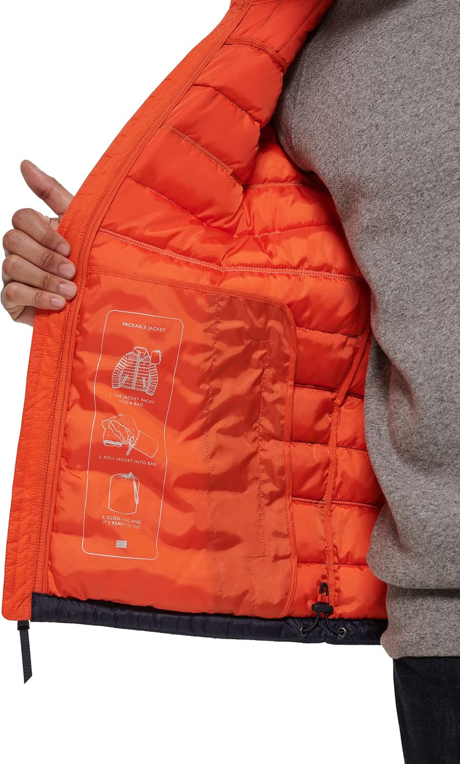 CASACA TOMMY HILFIGER ULTRA LOFT LIGERA PARA HOMBRE - 4