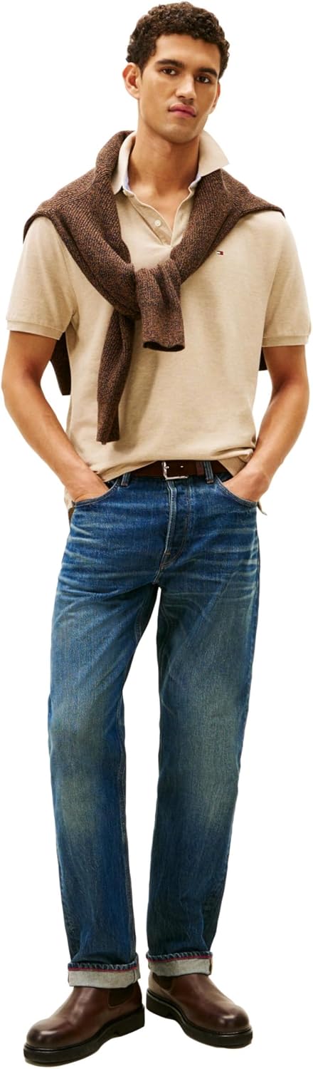 POLO PARA HOMBRE TOMMY HILFIGER MANGA CORTA ALGODÓN PIQUE CLASSIC FIT - 4