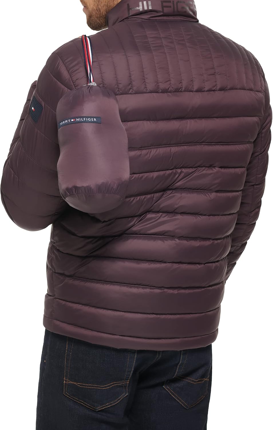 CASACA TOMMY HILFIGER ULTRA LOFT LIGERA PLEGABLE PARA HOMBRE - 2