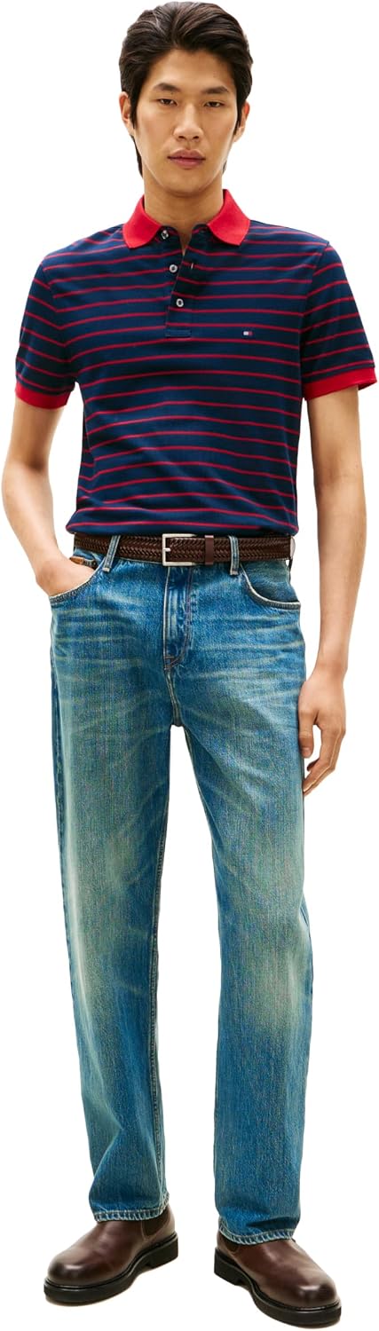 POLO PARA HOMBRE TOMMY HILFIGER SLIM FIT CON ALGODÓN ORGÁNICO Y STRETCH - 3