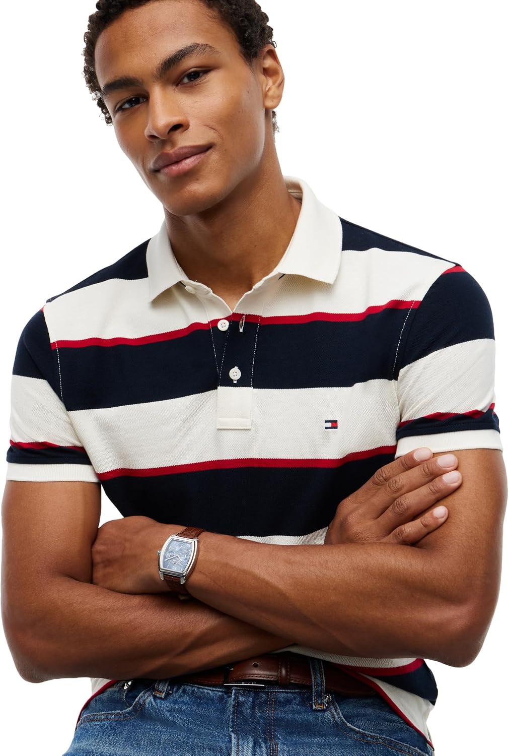 POLO PARA HOMBRE TOMMY HILFIGER SLIM FIT CON ALGODÓN ORGÁNICO Y STRETCH - 2