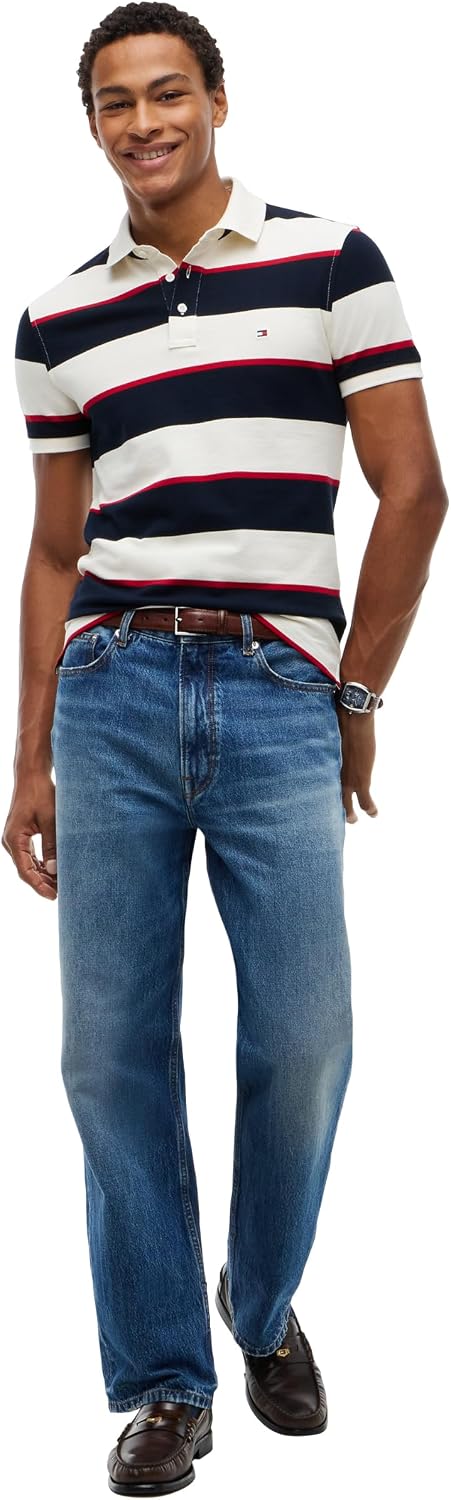 POLO PARA HOMBRE TOMMY HILFIGER SLIM FIT CON ALGODÓN ORGÁNICO Y STRETCH - 3