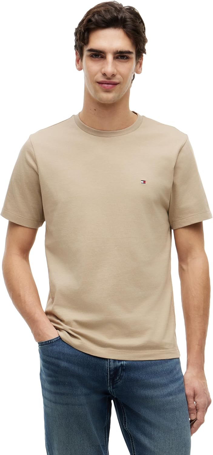 POLO HOMBRE TOMMY HILFIGER MANGA CORTA ALGODÓN CUELLO REDONDO REGULAR FIT - 1
