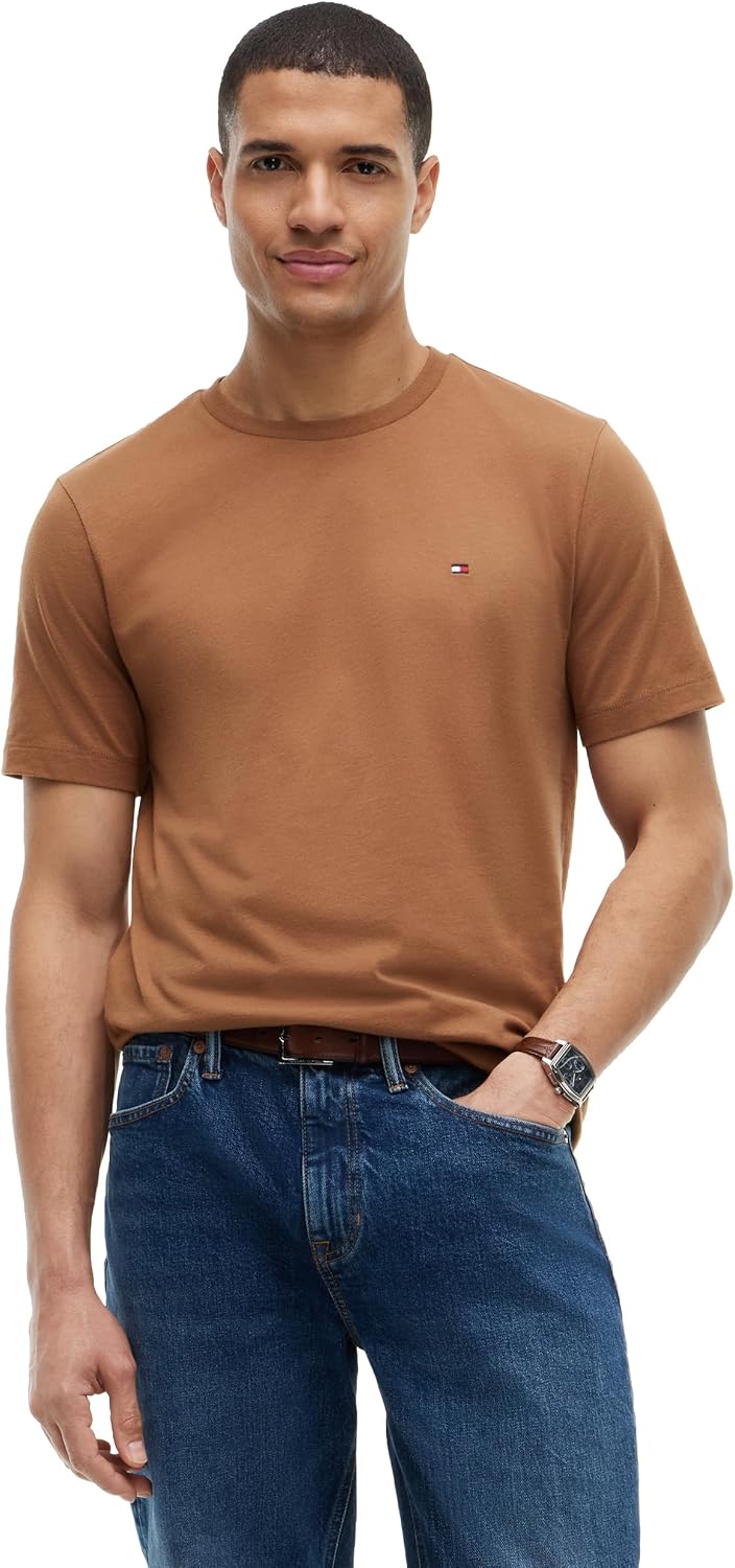 POLO HOMBRE TOMMY HILFIGER MANGA CORTA ALGODÓN CUELLO REDONDO REGULAR FIT - 1