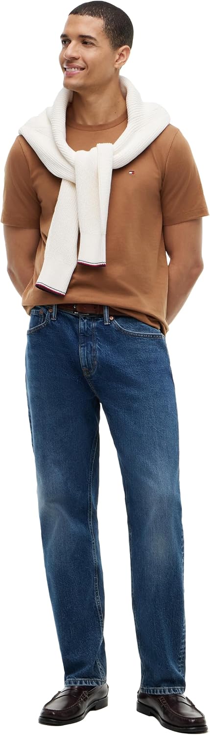 POLO HOMBRE TOMMY HILFIGER MANGA CORTA ALGODÓN CUELLO REDONDO REGULAR FIT - 3