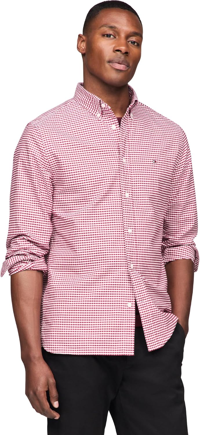 CAMISA DE HOMBRE TOMMY HILFIGER OXFORD MANGA LARGA REGULAR FIT - 1