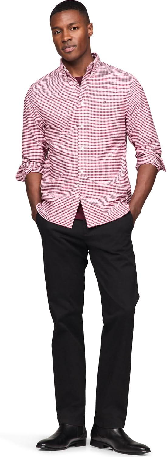 CAMISA DE HOMBRE TOMMY HILFIGER OXFORD MANGA LARGA REGULAR FIT - 4