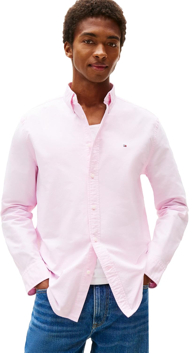 CAMISA DE HOMBRE TOMMY HILFIGER OXFORD MANGA LARGA REGULAR FIT - 1