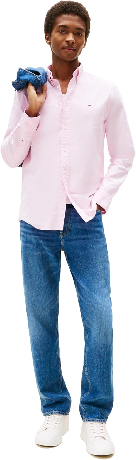 CAMISA DE HOMBRE TOMMY HILFIGER OXFORD MANGA LARGA REGULAR FIT - 3