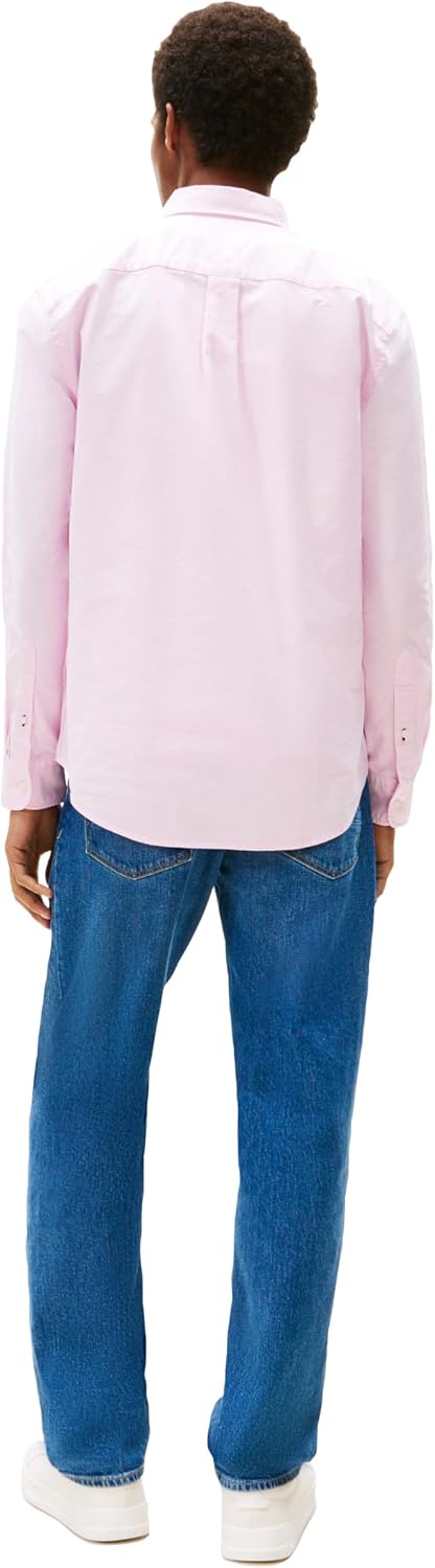 CAMISA DE HOMBRE TOMMY HILFIGER OXFORD MANGA LARGA REGULAR FIT - 4