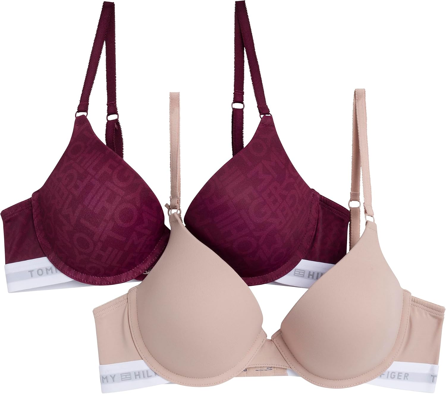 SOSTÉN PUSH UP PARA MUJER TOMMY HILFIGER MICROFIBRA 2-PACK - 1