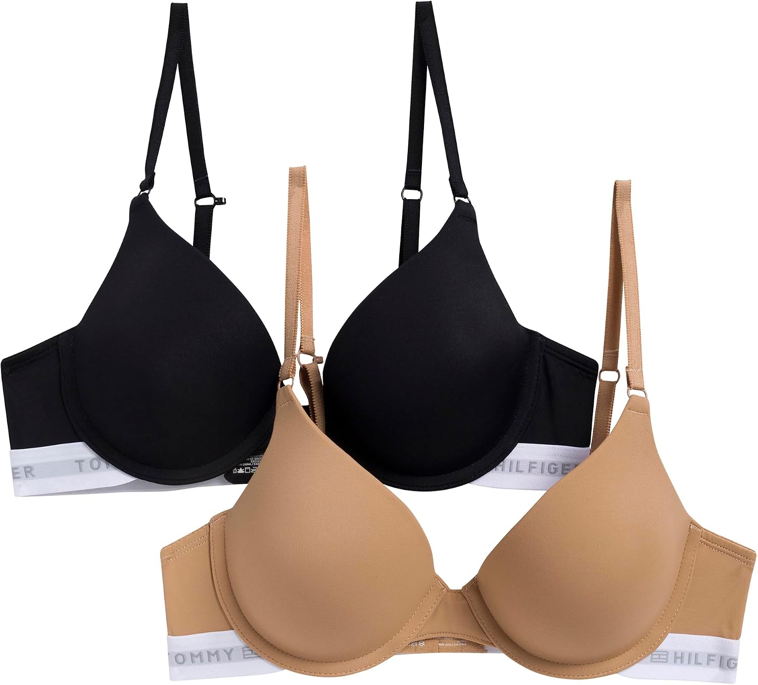 SOSTÉN PUSH UP PARA MUJER TOMMY HILFIGER MICROFIBRA 2-PACK - 1