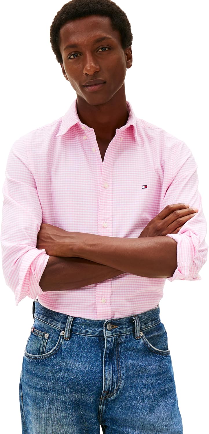 CAMISA DE HOMBRE TOMMY HILFIGER OXFORD MANGA LARGA REGULAR FIT - 1