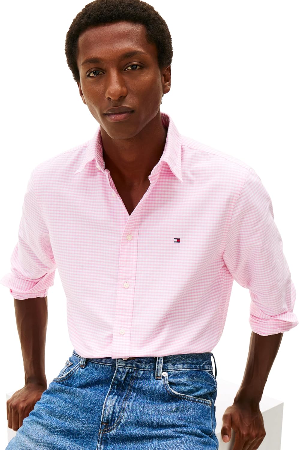 CAMISA DE HOMBRE TOMMY HILFIGER OXFORD MANGA LARGA REGULAR FIT - 2