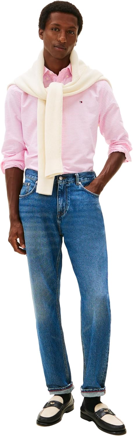 CAMISA DE HOMBRE TOMMY HILFIGER OXFORD MANGA LARGA REGULAR FIT - 3