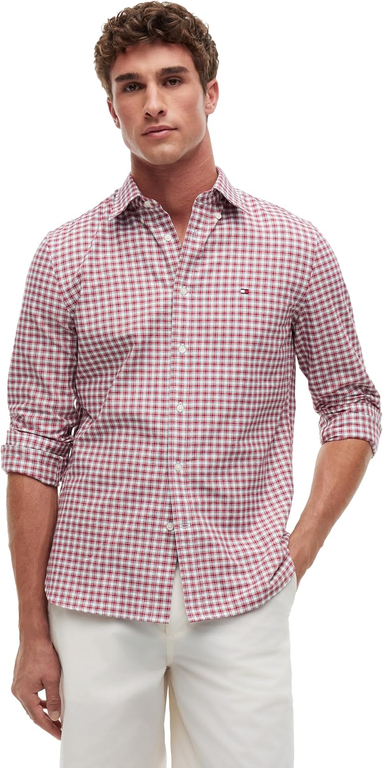 CAMISA HOMBRE TOMMY HILFIGER OXFORD MANGA LARGA REGULAR FIT - 1