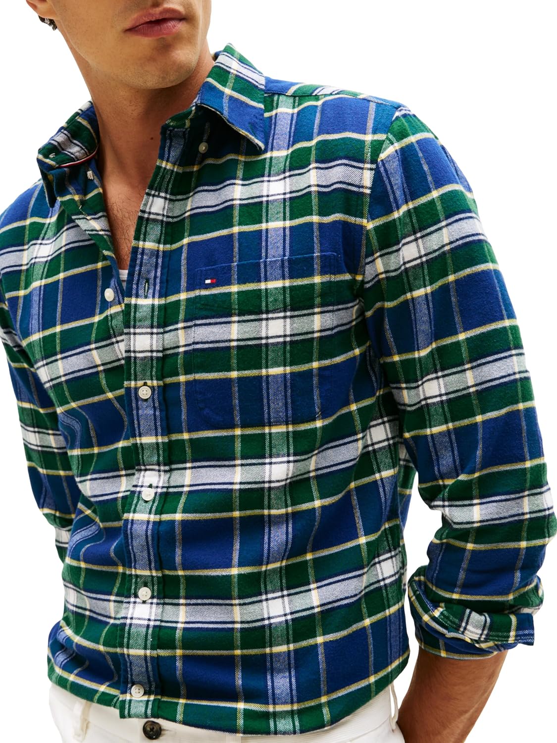 CAMISA DE HOMBRE TOMMY HILFIGER OXFORD MANGA LARGA REGULAR FIT - 2